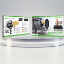 Conjunto Microfone Condensador e Placa de Som QA-T606