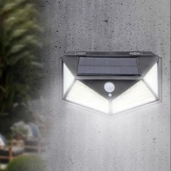 Lâmpada Solar Triangular 114 LED